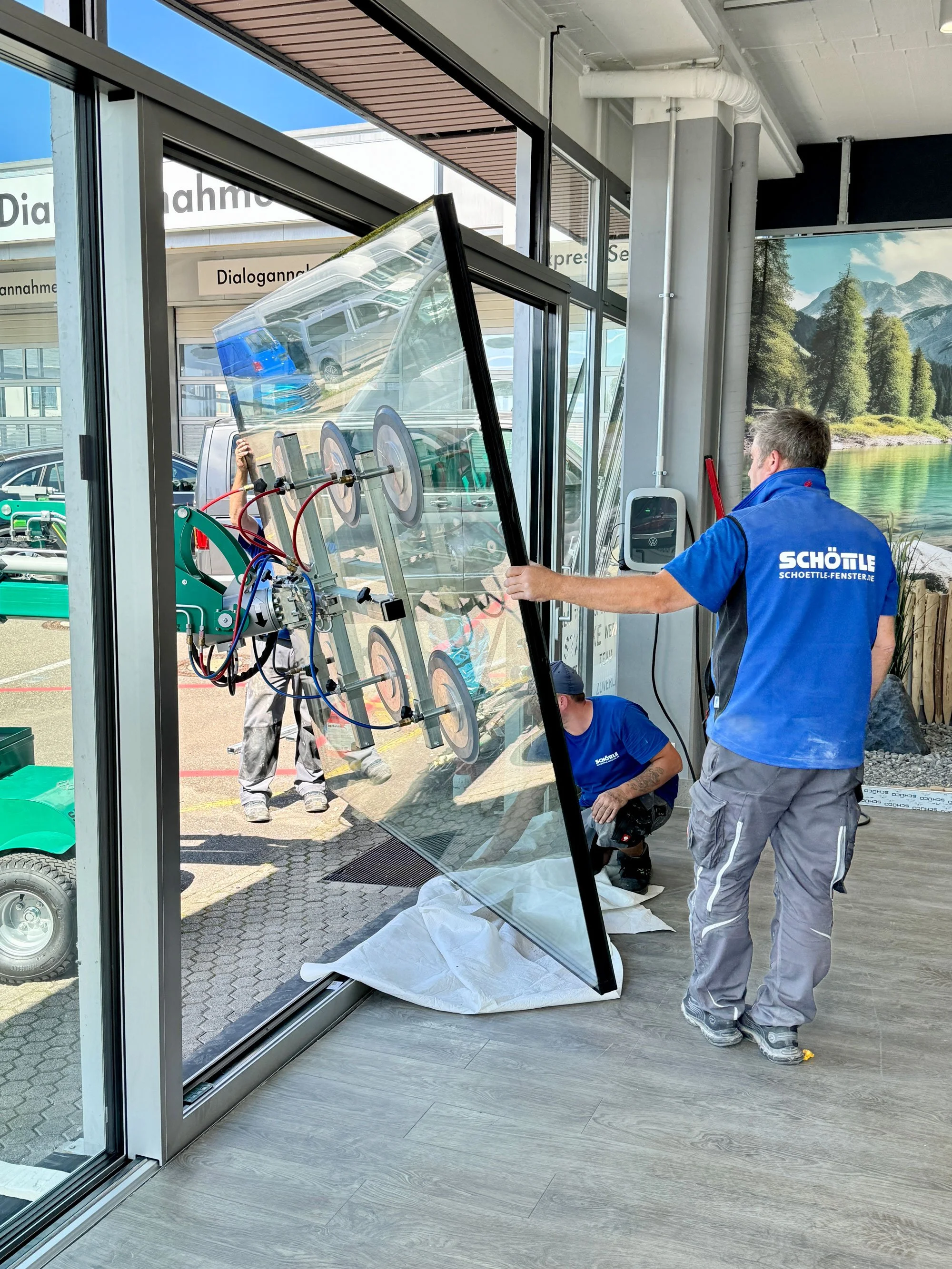 Fenstermontage Montage