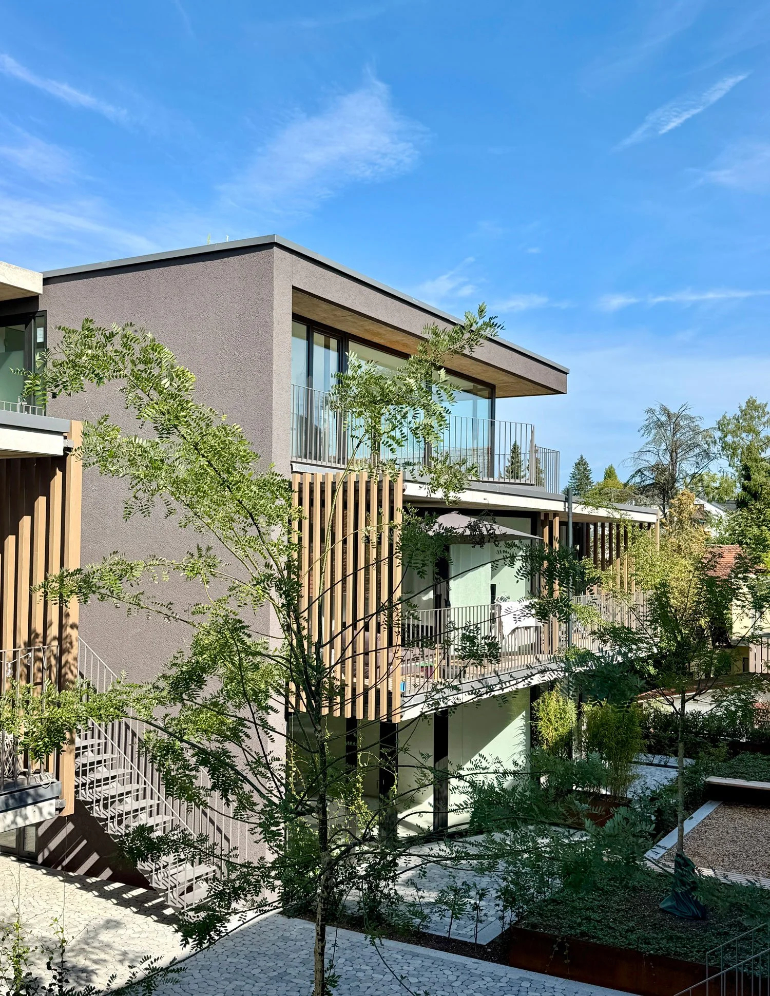 Wohnanlage Neubau Fensterbau