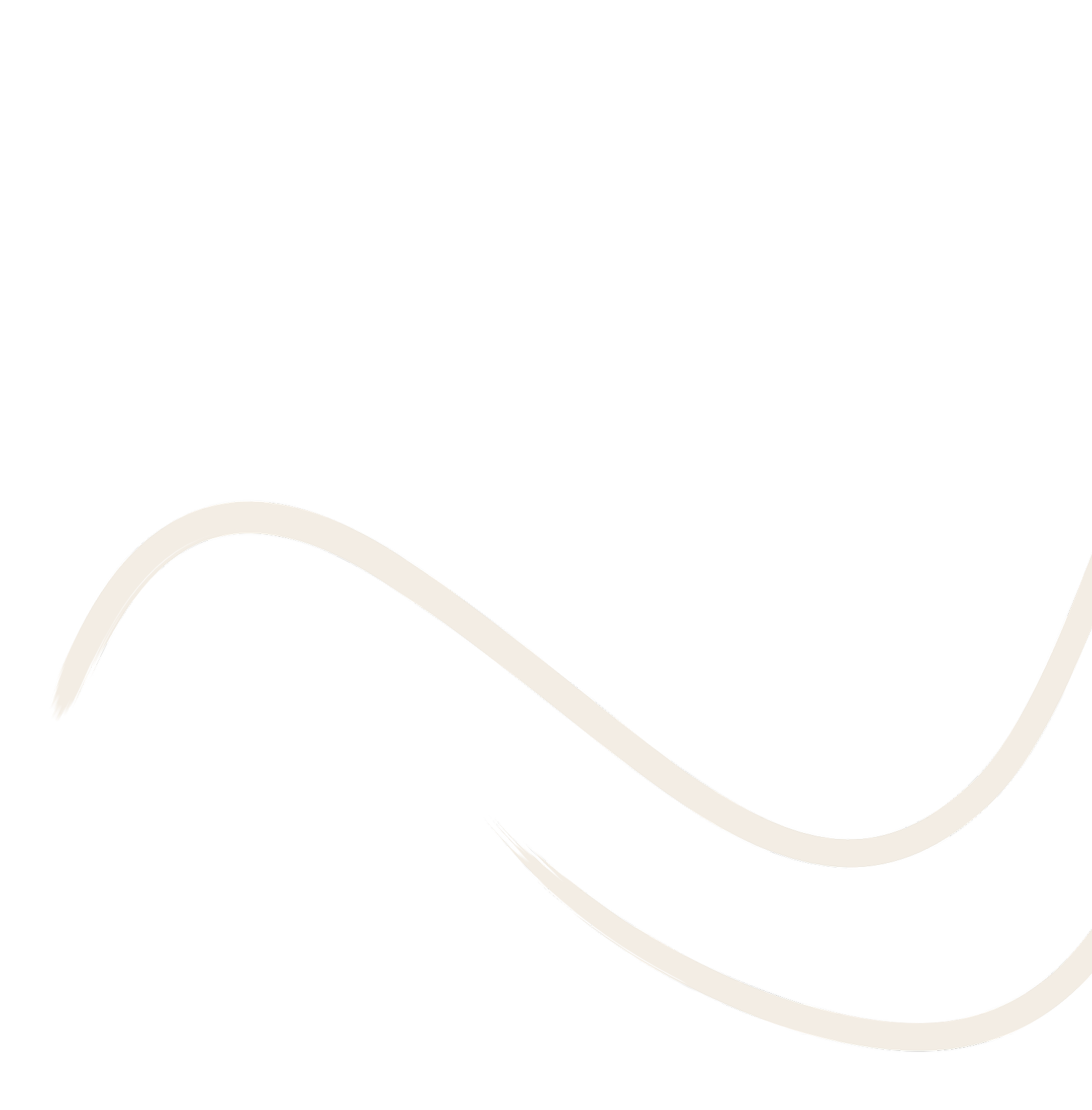 Schwarz-weiß Illustration einer schlichten, geschwungenen Linie, die wellenförmig verläuft.