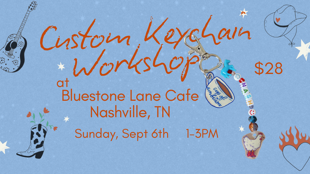 Keychain Making at Bluestone Lane
