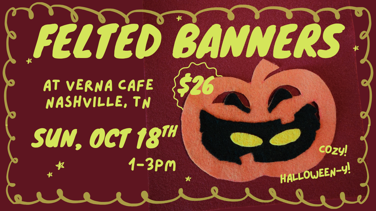 Felted Fall Banners