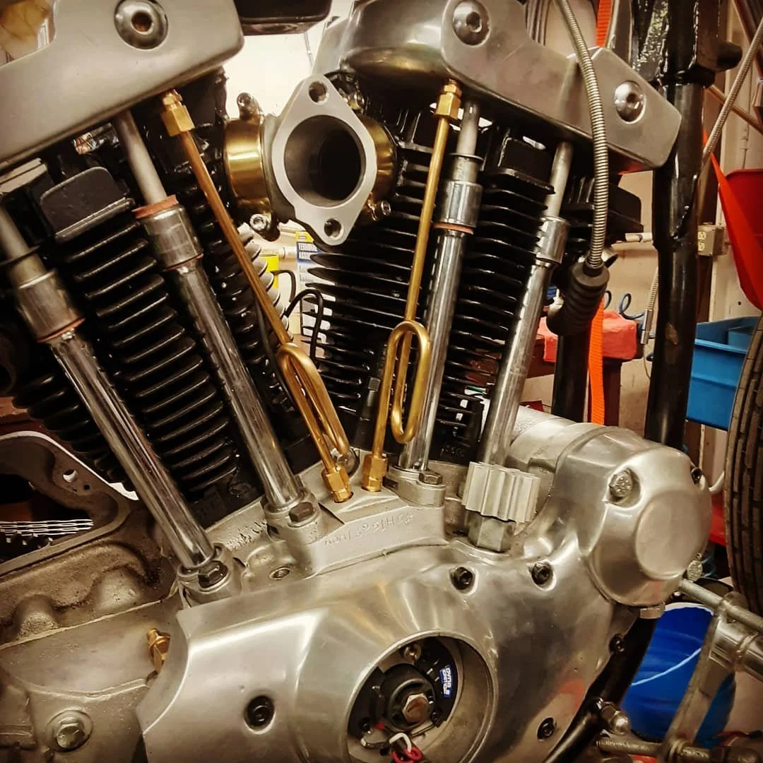 1975 Harley Davidson Iron head! #vintageharleydavidson  #montrosecolorado  #oldschoolshop