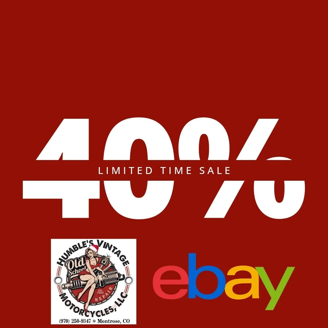 Have you checked out our eBay store? We're currently running sales on parts up to 40% off! Get this before it's gone 🎄 Merry Christmas!! 

HVMBikeParts 

#vintage #vintagevibes #vintageracingculture #VintageFinds #motorcycle #MotorcycleLife #vintage