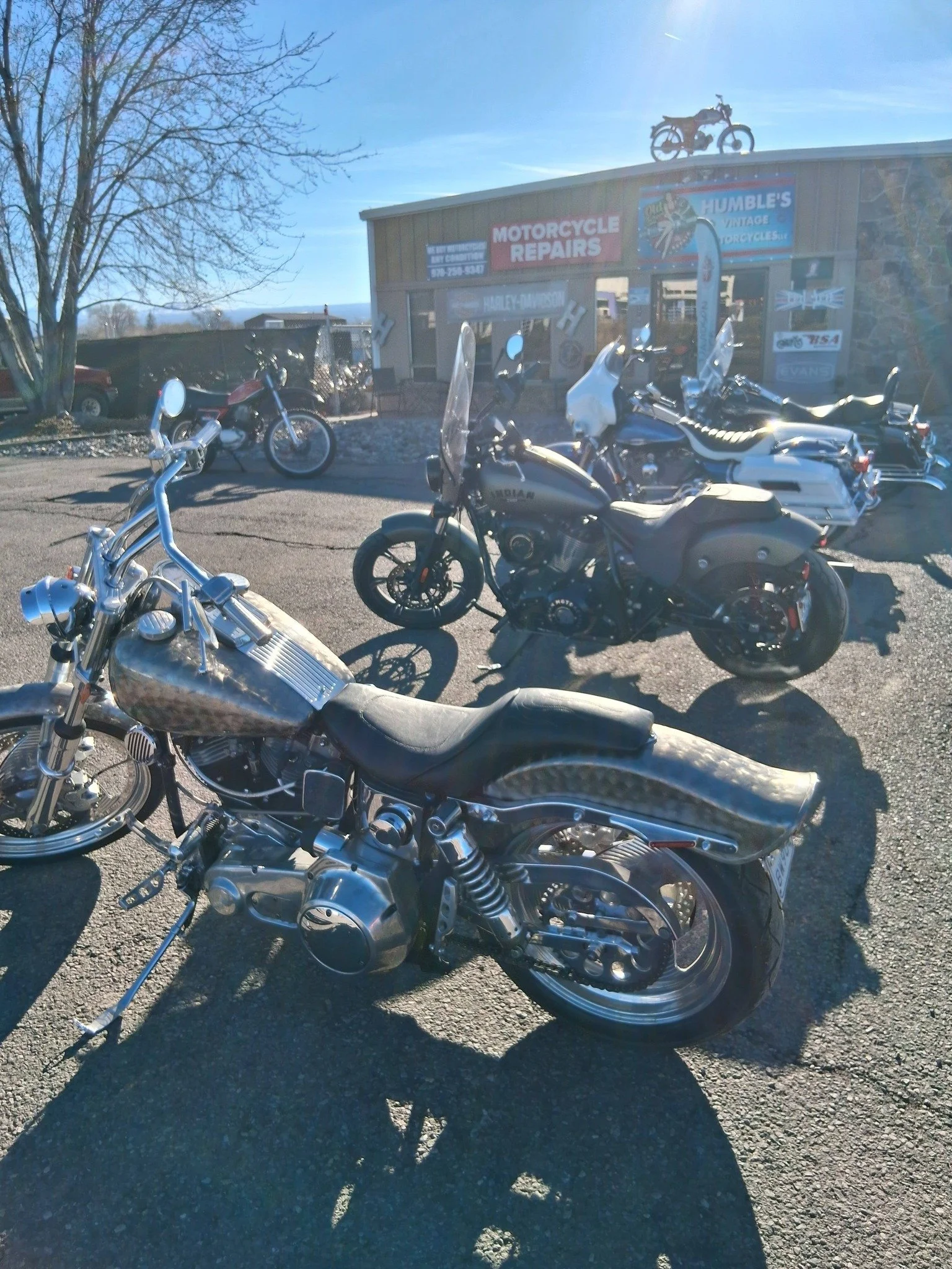 Heads up everyone! Afternoons have been amazing for riding! Yes! We are full bore at Humbles Vintage Motorcycles! Get you bike to us now ! Don't wait till spring when we are twice as busy! Call 9702509347 hours 8 to 4 . 1795 launa drive montrose Colo