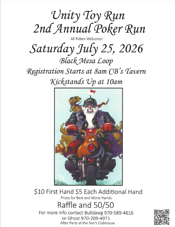 Unity Toy Run--2nd Annual Poker Run