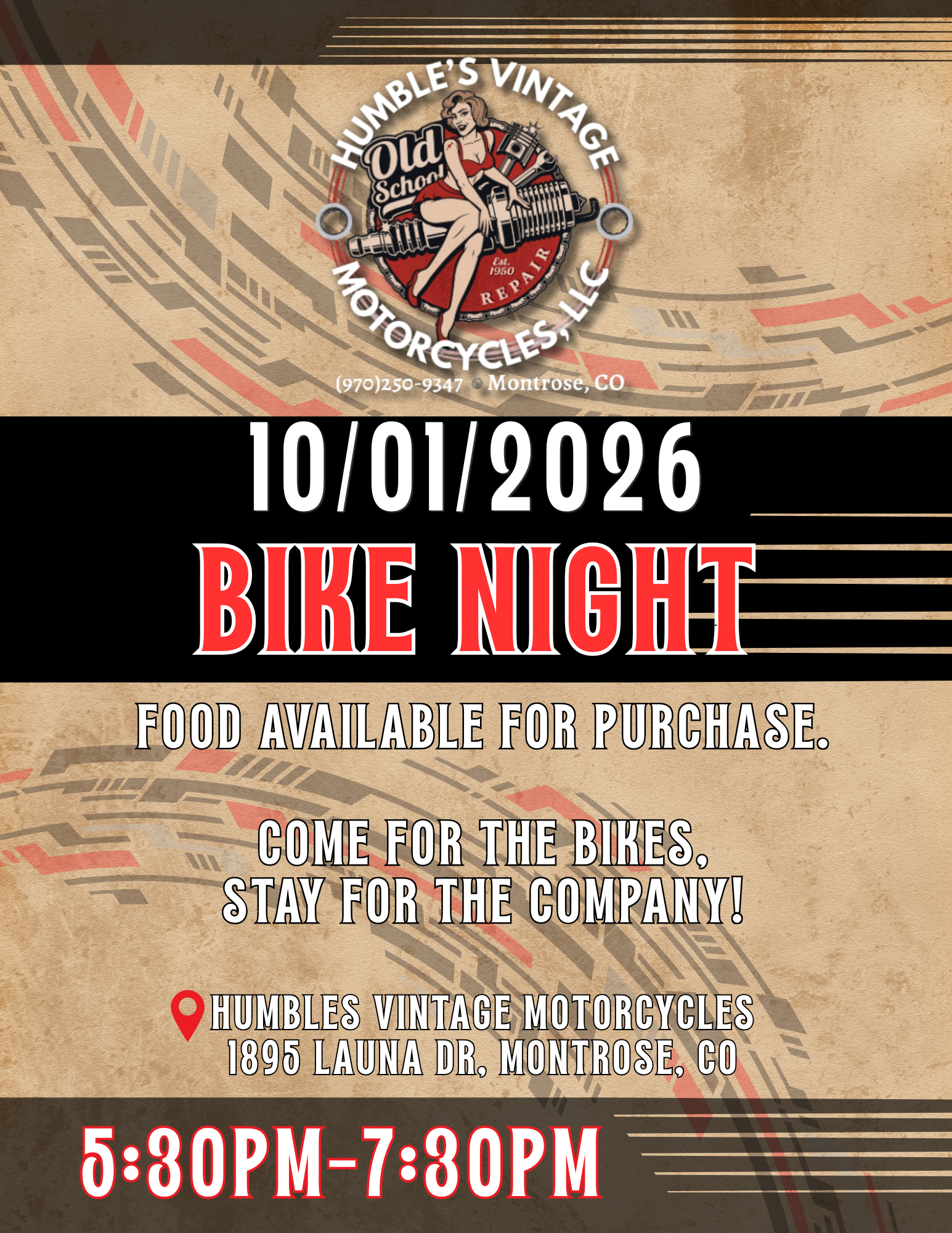 Humble's Vintage Motorcycles: Bike Night