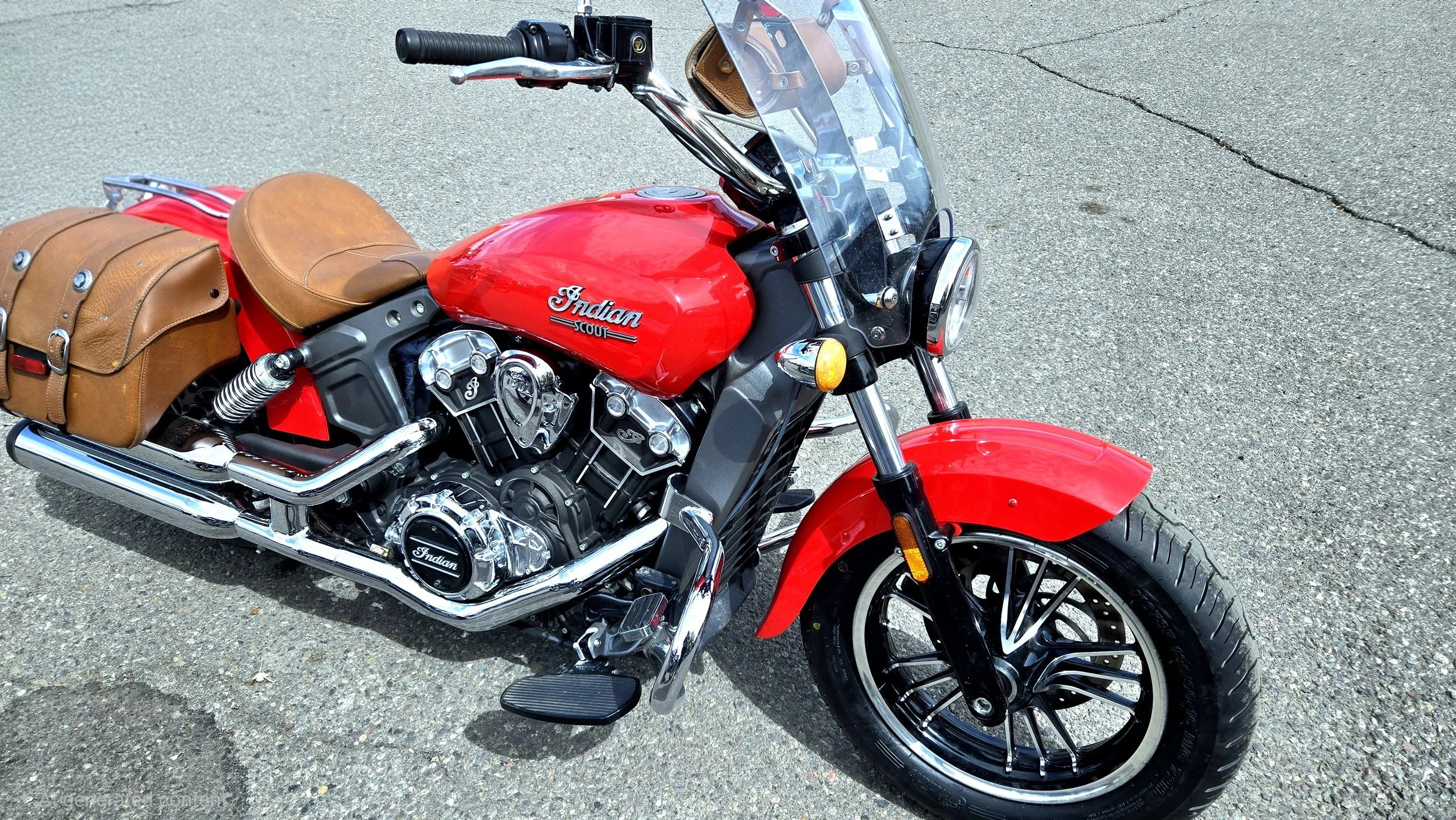 2016 Indian Scout 1100 Wildfire Red