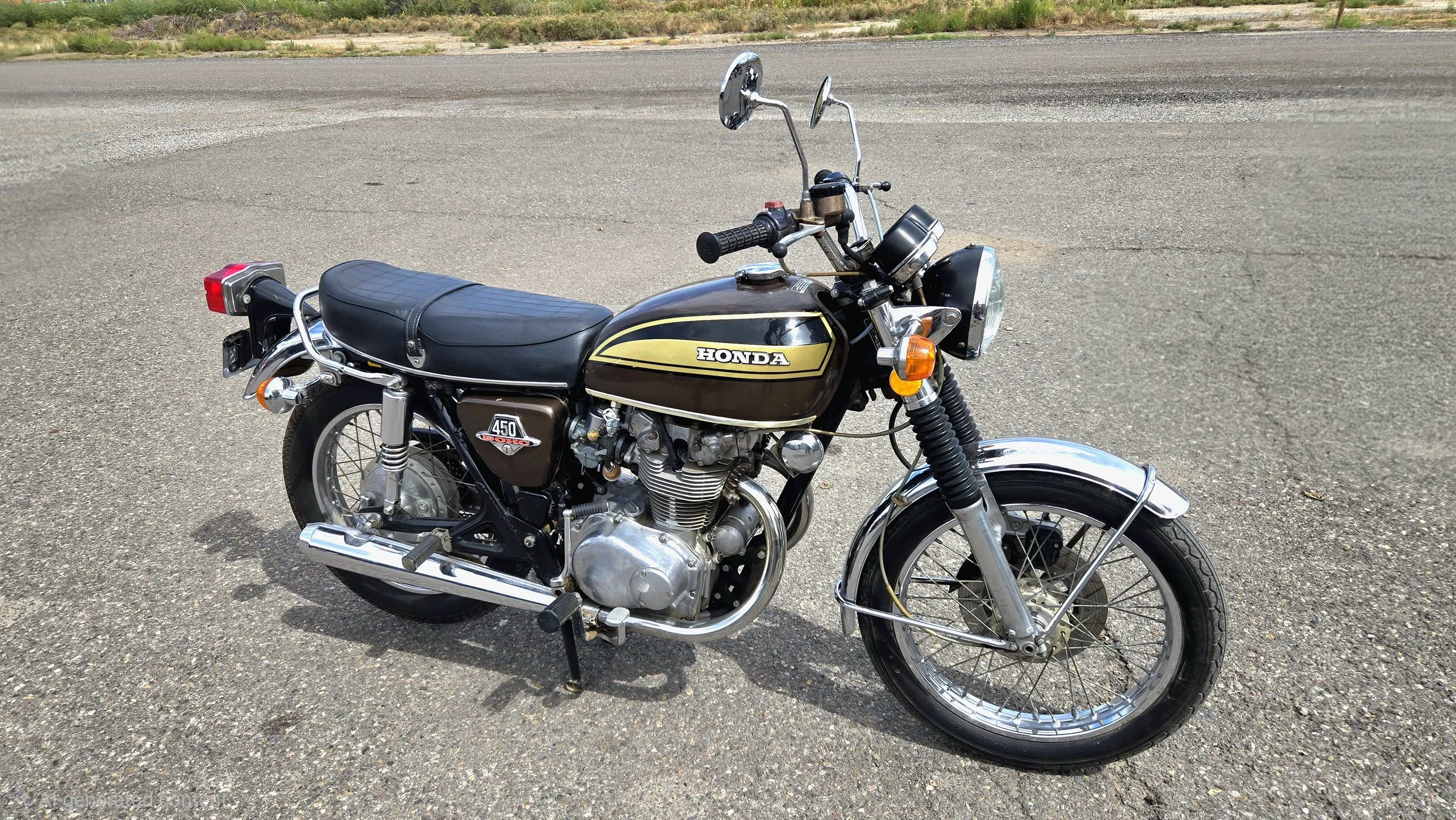 1973 Honda CB450 Brown/Gold