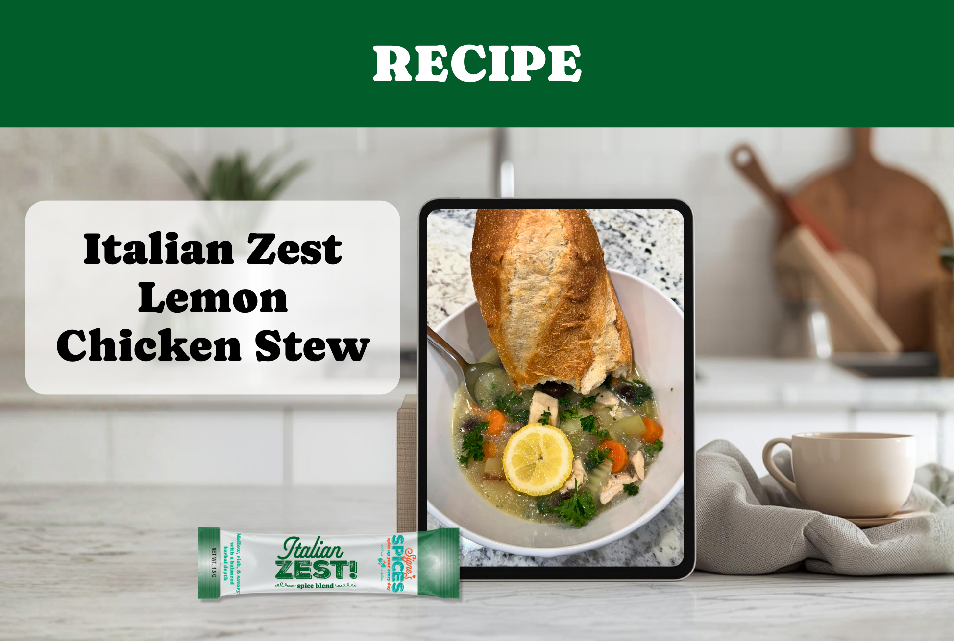 Italian Zest Lemon Chicken Stew