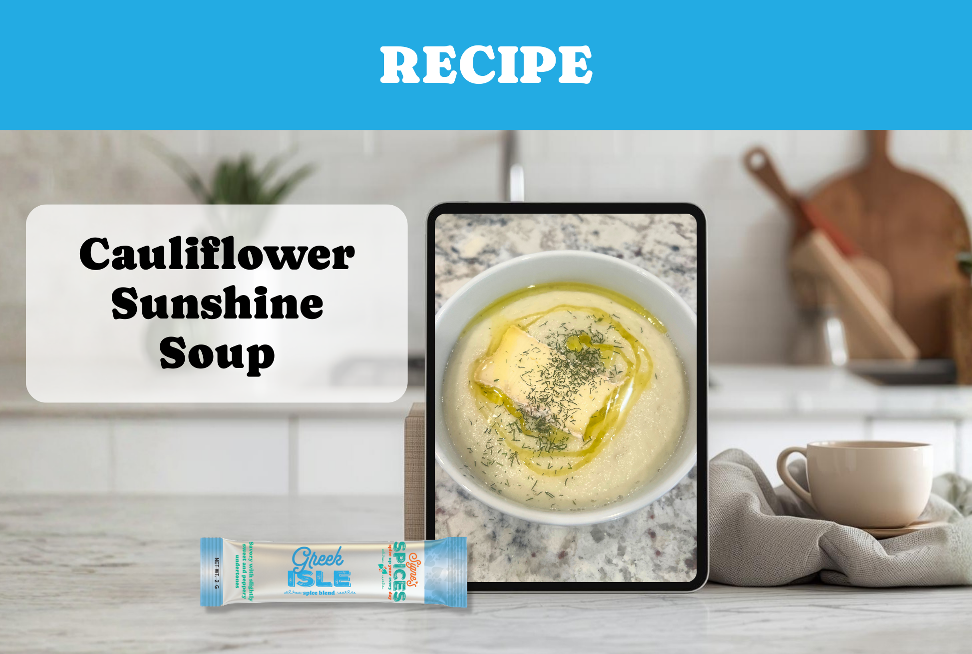 Cauliflower Sunshine Soup