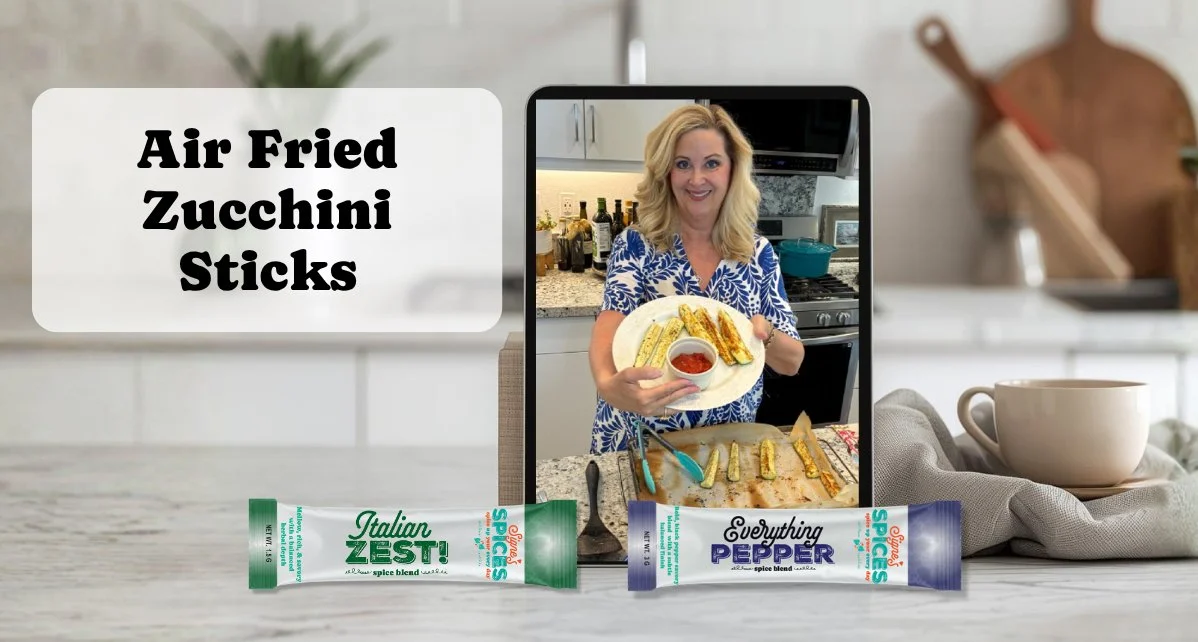 Air Fried Zucchini Sticks Signes Spices - recipe