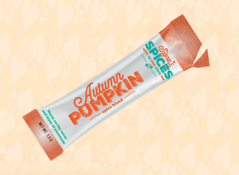 tear open signes spices packet