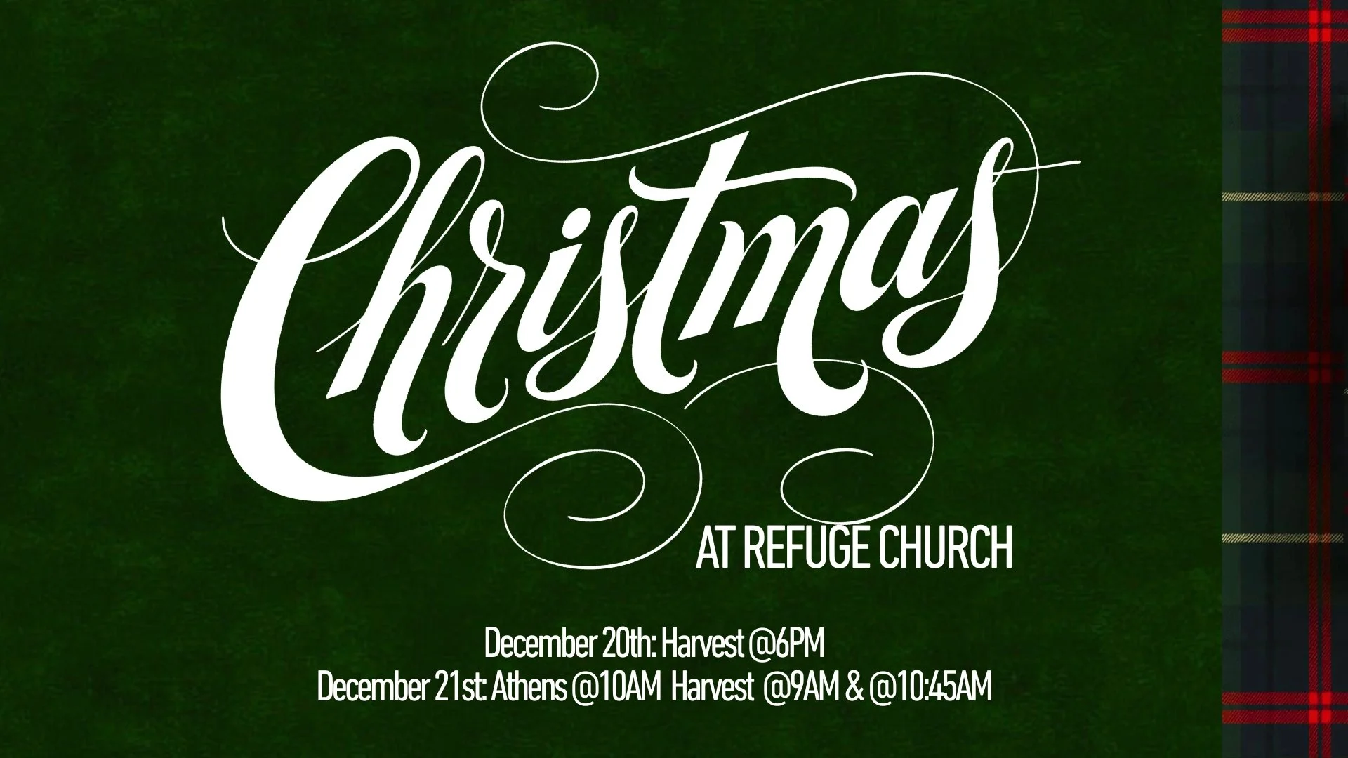 Christmas At Refuge Church