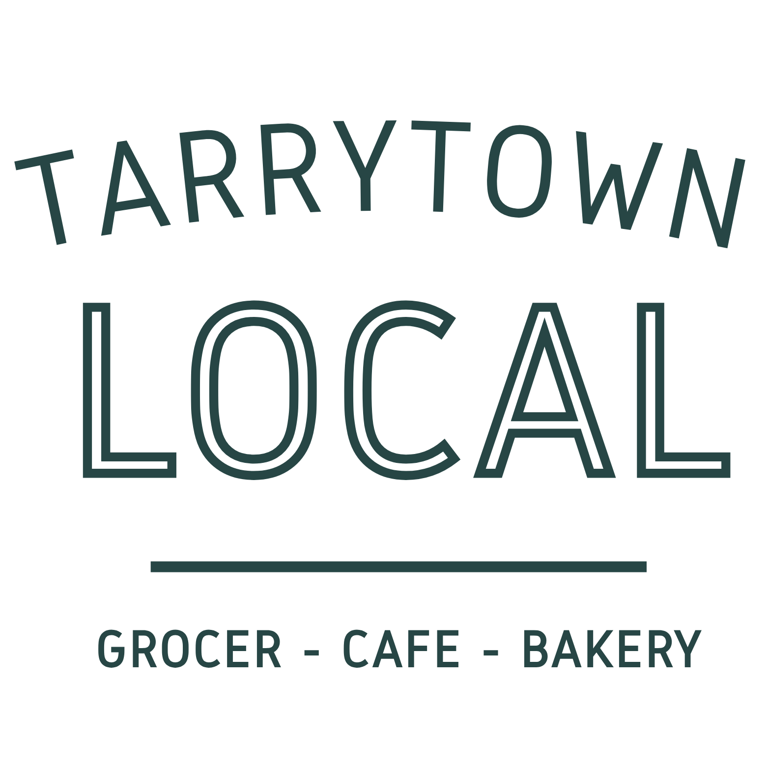 Logo for Tarrytown Local, a grocery, cafe, and bakery.