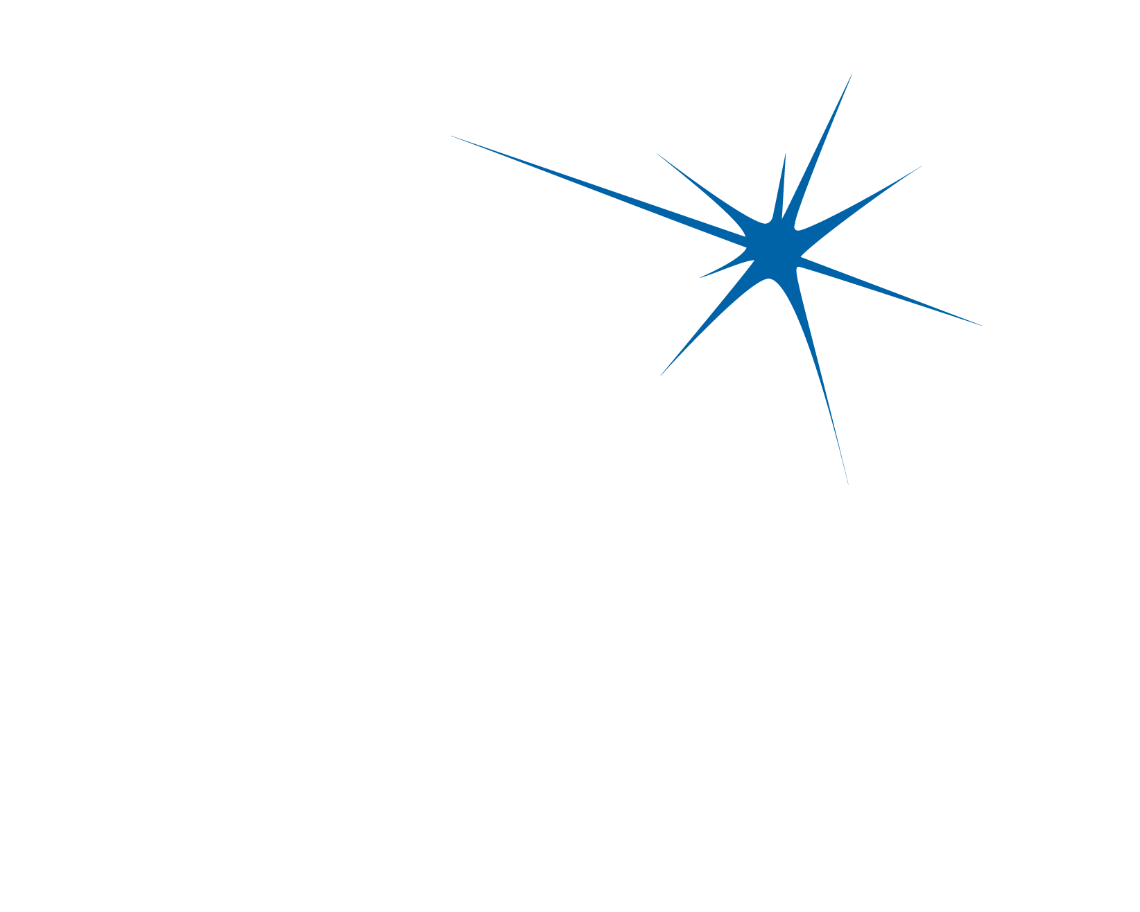 Black background with large white letters spelling 'BMI' and a blue spark effect above the letters.