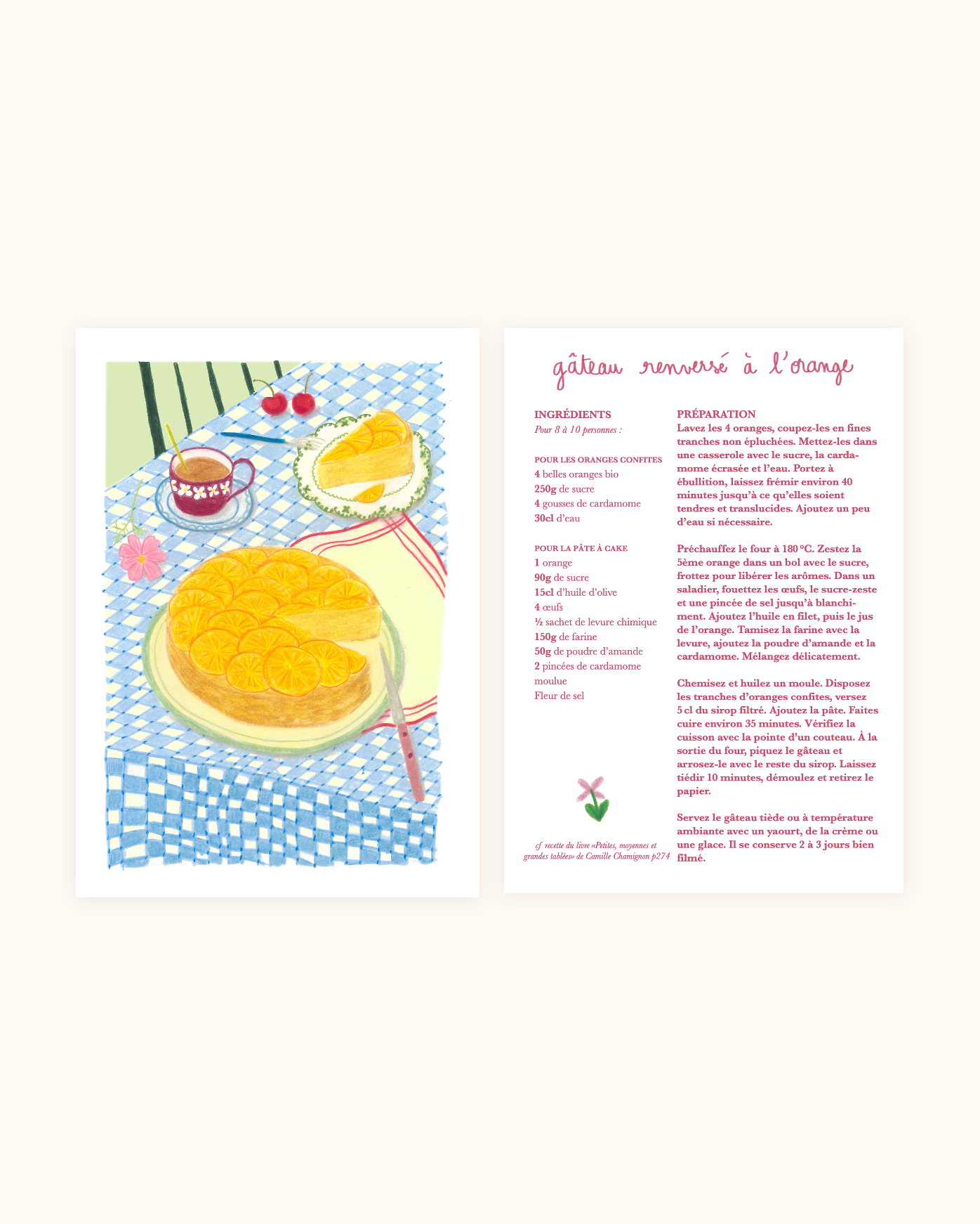 La recette du gâteau renversé à l'orange