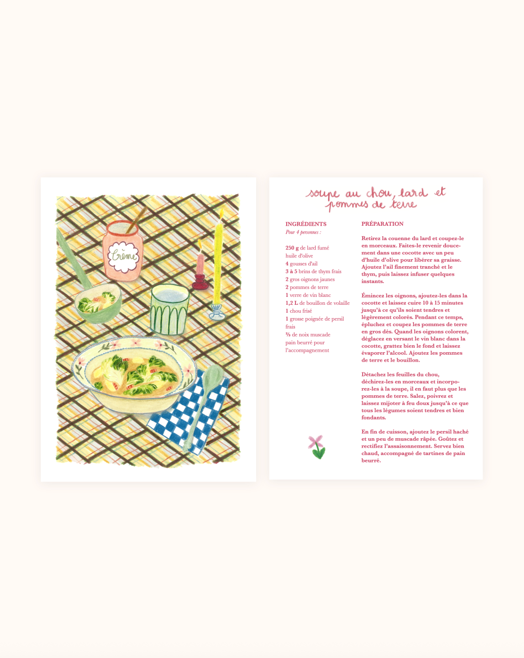 La recette de la soupe au chou, lard et pommes de terre