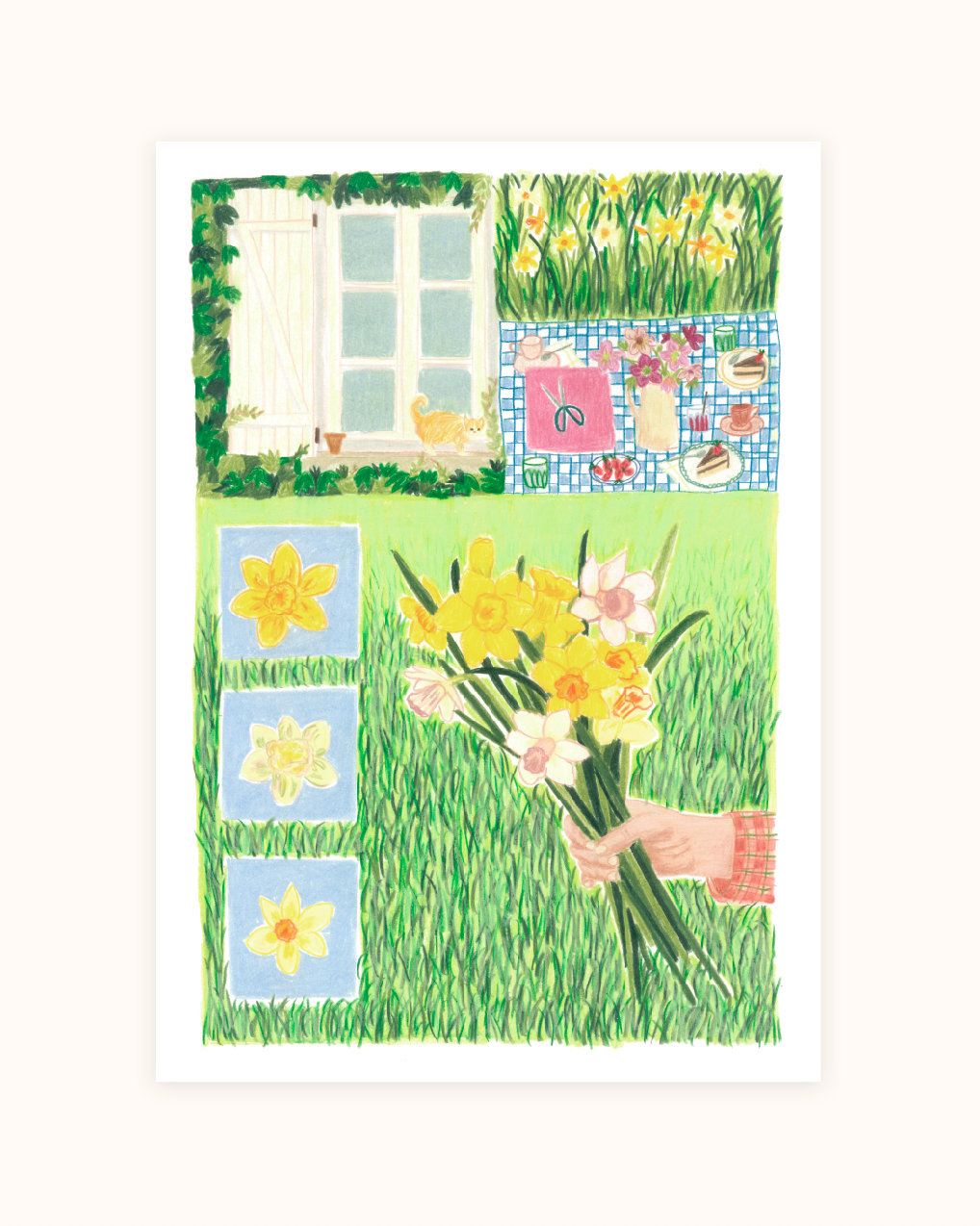 La cueillette de narcisses