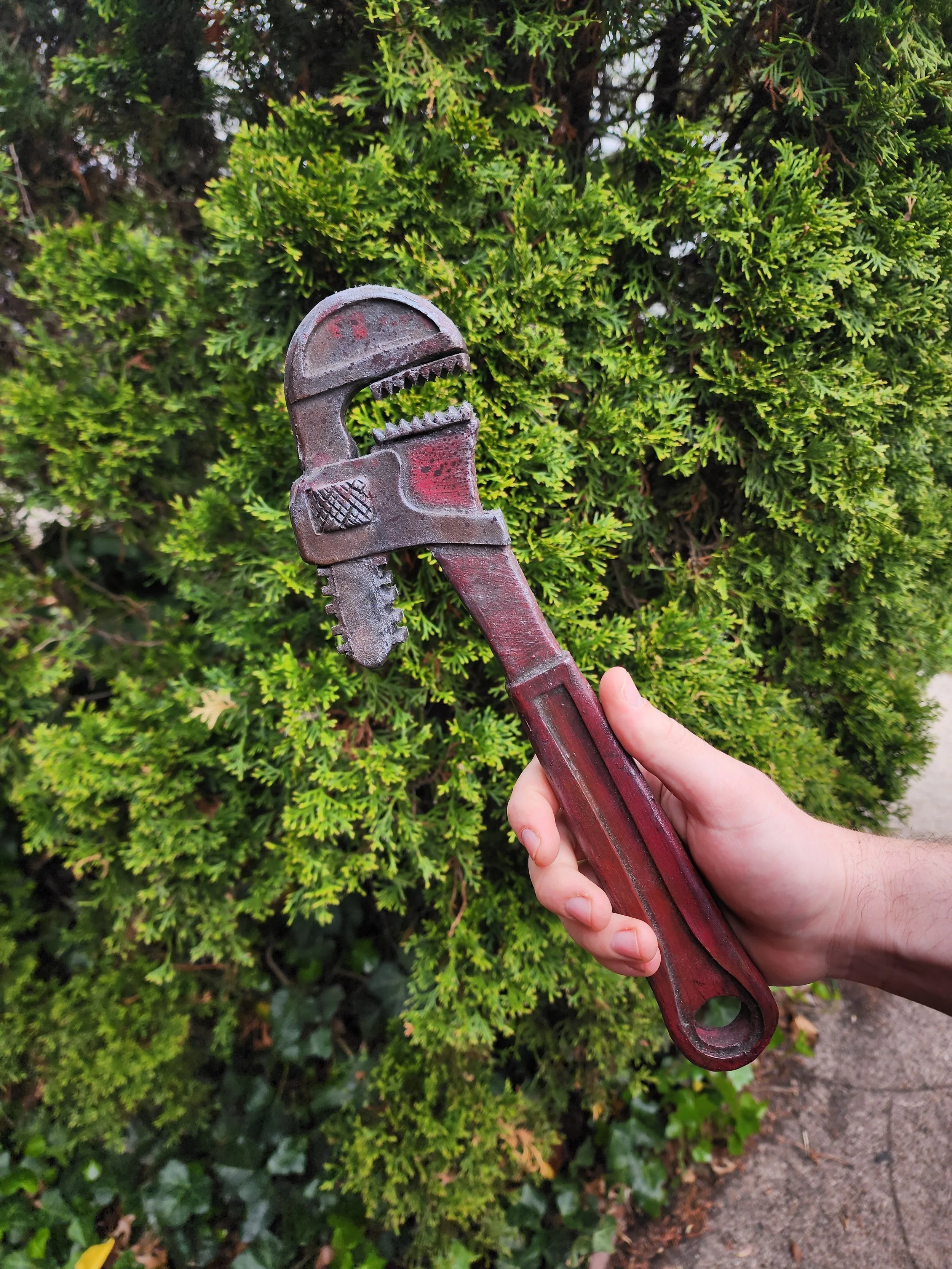 Prop wrench - EVA foam, plastidip, acrylic paint