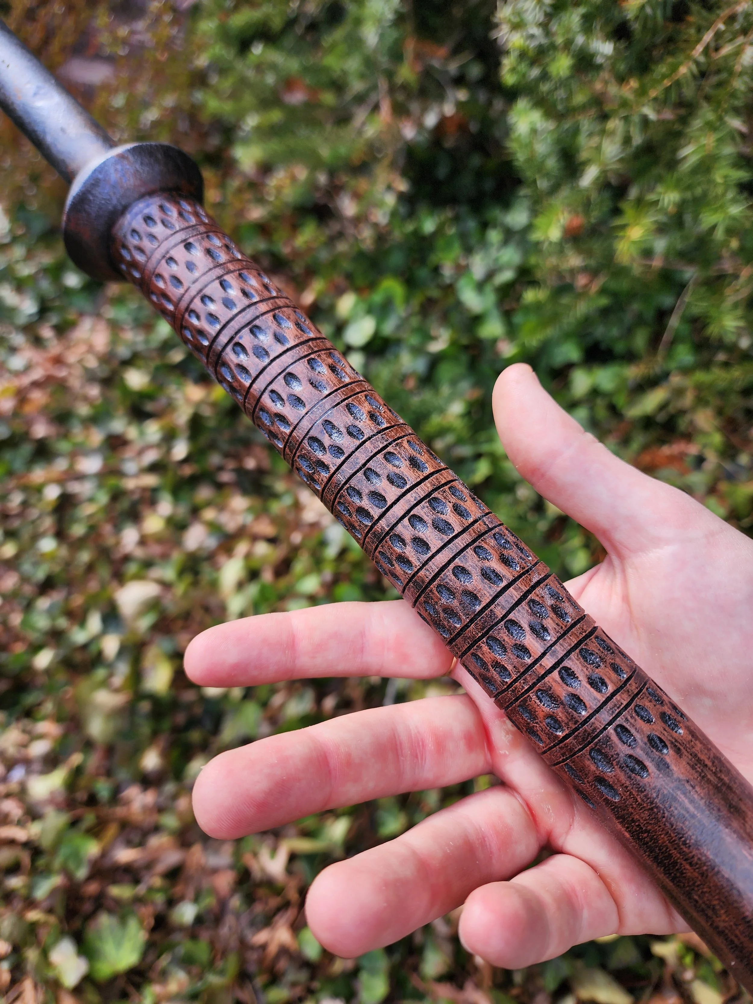 Gaffi stick from Star Wars -  
EVA foam, plastidip, acrylic paint, PVC pipe