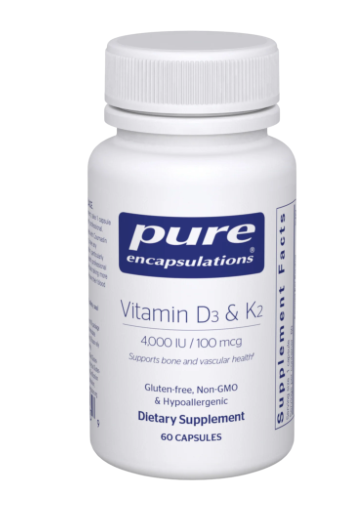 Pure Encapsulations Vitamin D3 & K2 (120 capsules)