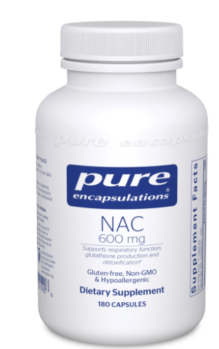 Pure Encapsulations NAC 600mg (90 capsules)