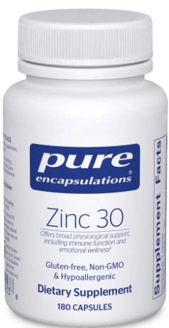 Pure Encapsulations Zinc 30 (180 capsules)