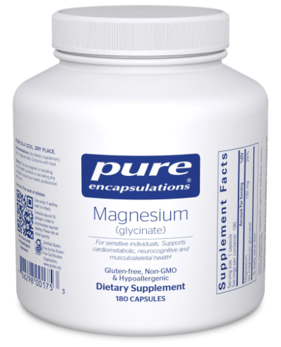 Pure Encapsulations Magnesium Glycinate (180 capsules)