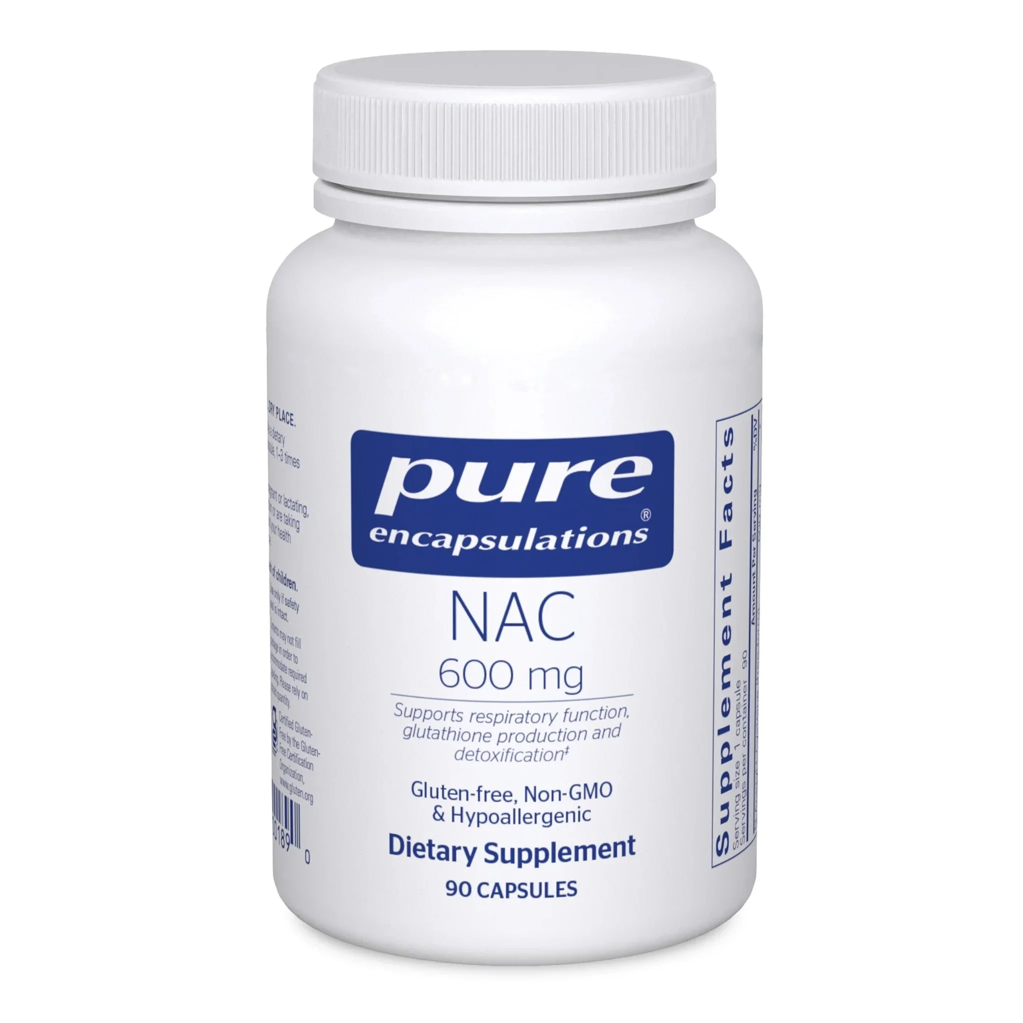 Pure Encapsulations NAC 600mg (90 capsules)