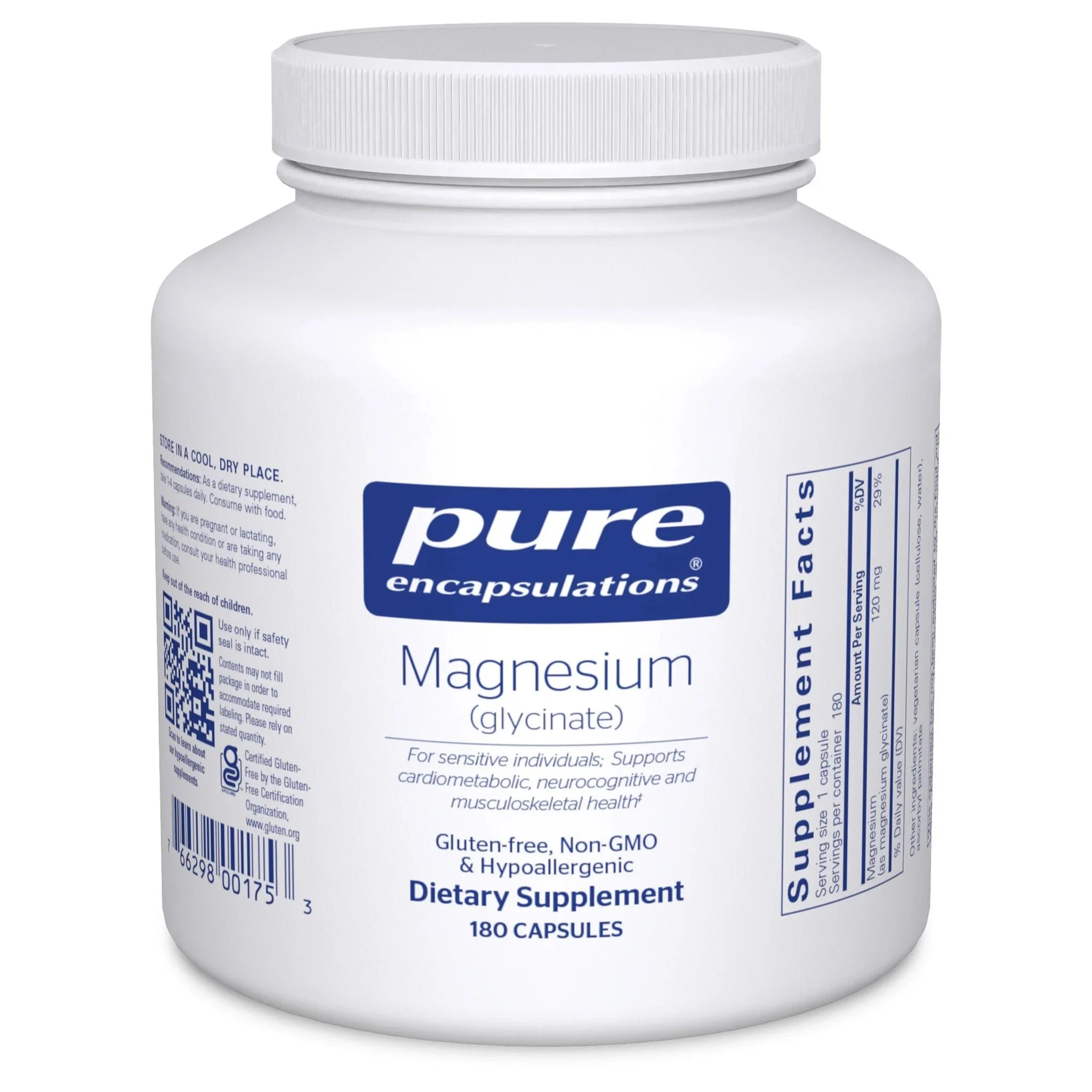 Pure Encapsulations Magnesium Glycinate (180 capsules)