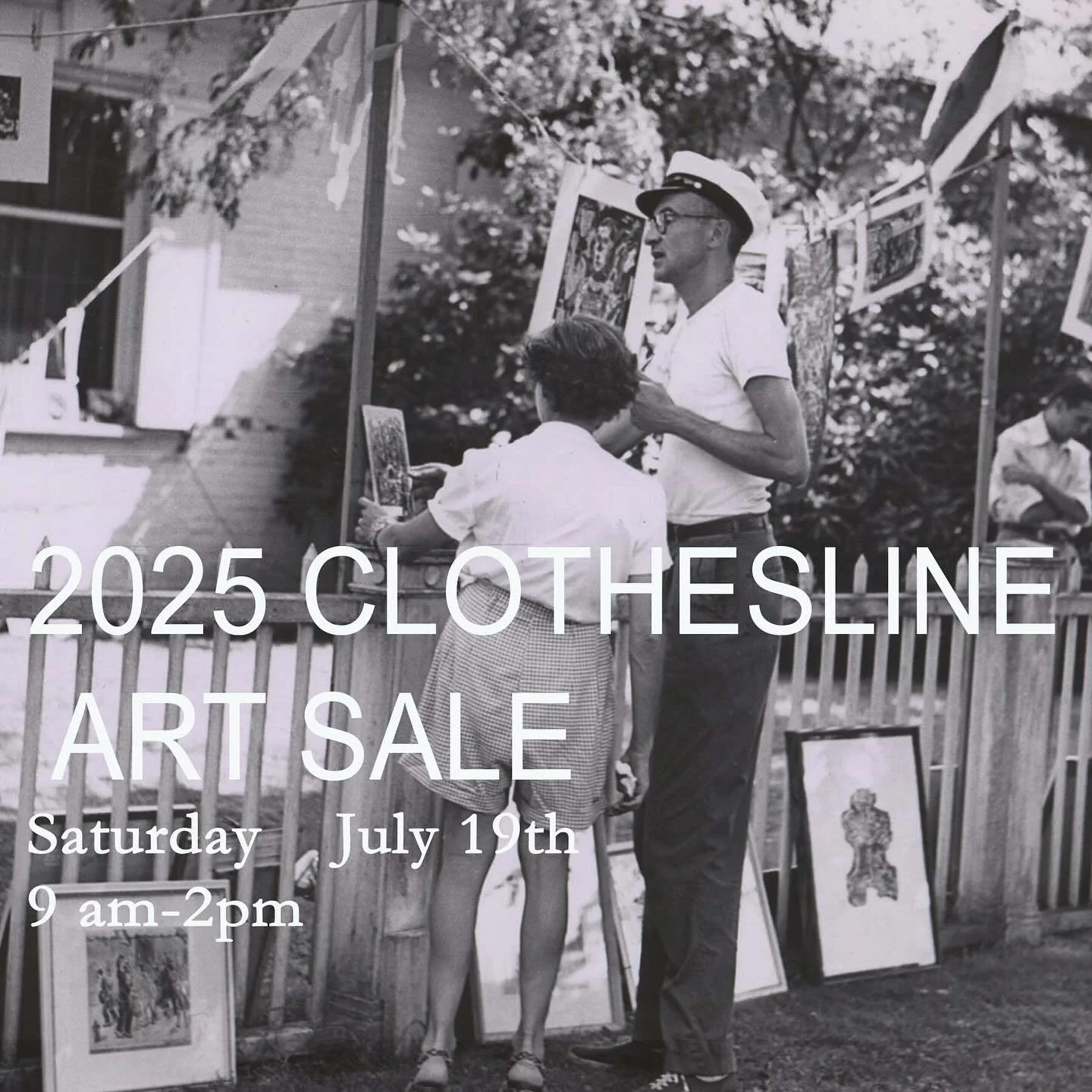 2025 Clothesline Art Sale Saturday July 19th @guild_hall East Hampton.  #localartists #summertradition #easthampton #hamptons