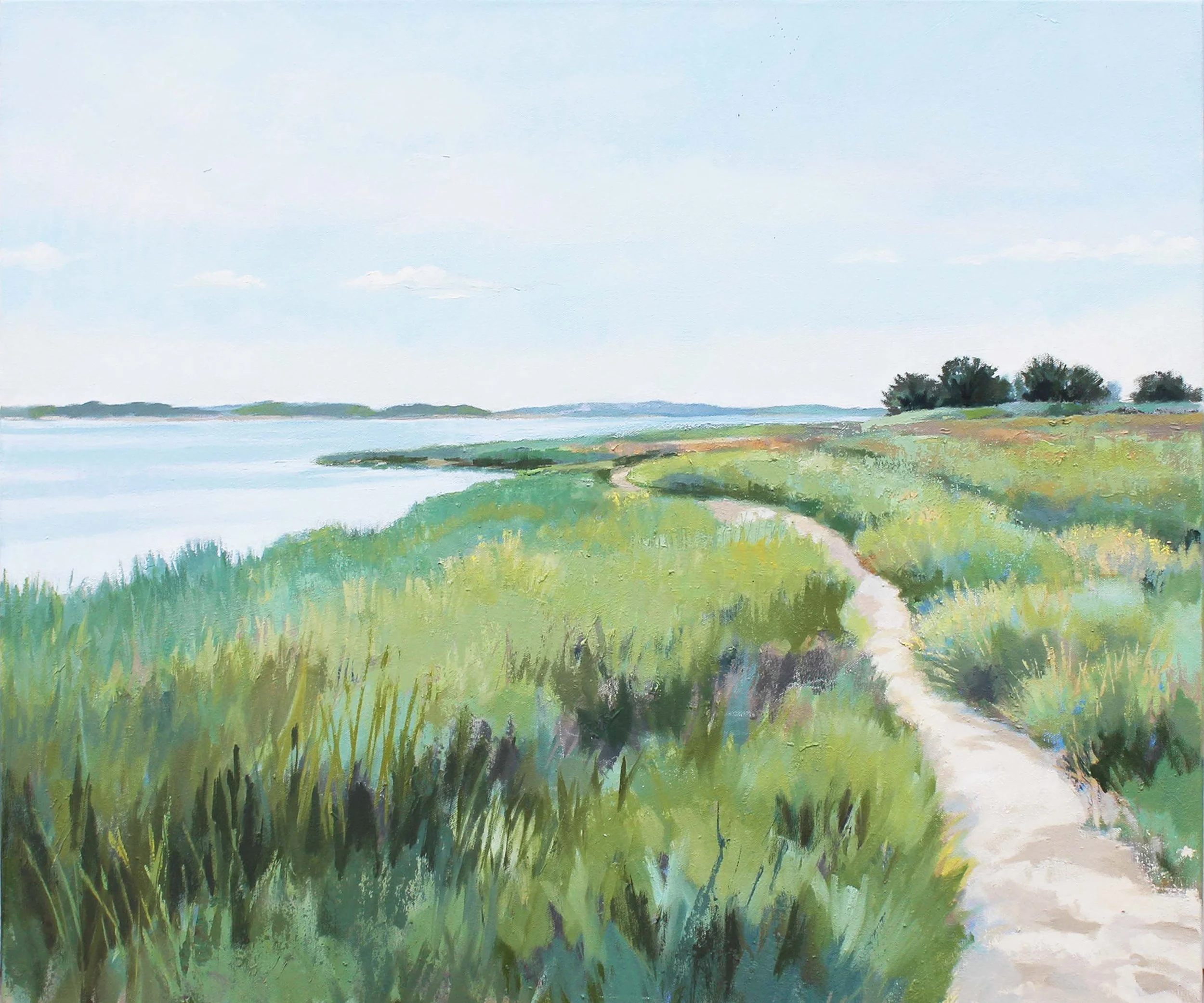 Marsh Path Oil • 24" x 30"