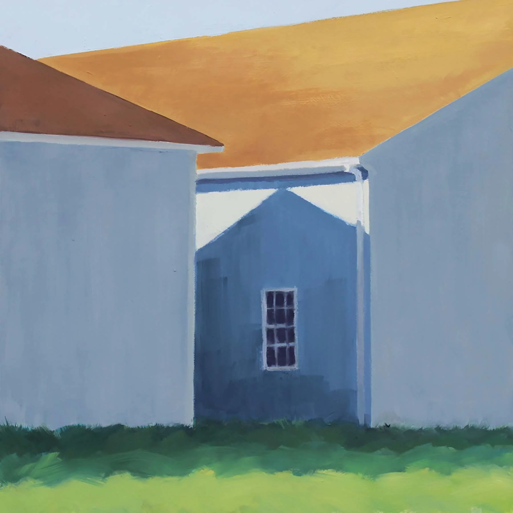 Shadow Barn • Oil 18" x 18" Sold