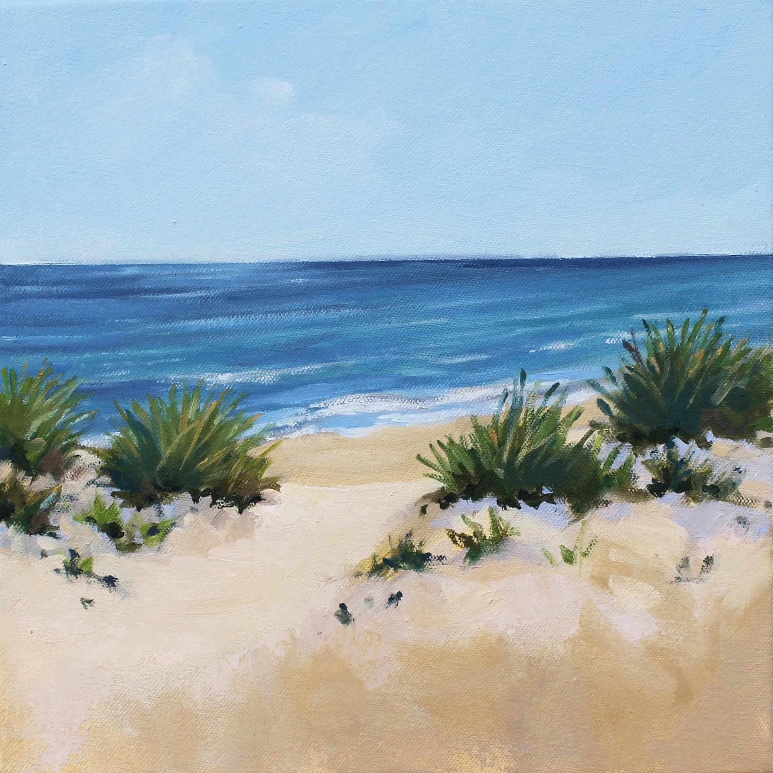 Sea & Sand No. 1  Oil 12" x 12" Sold