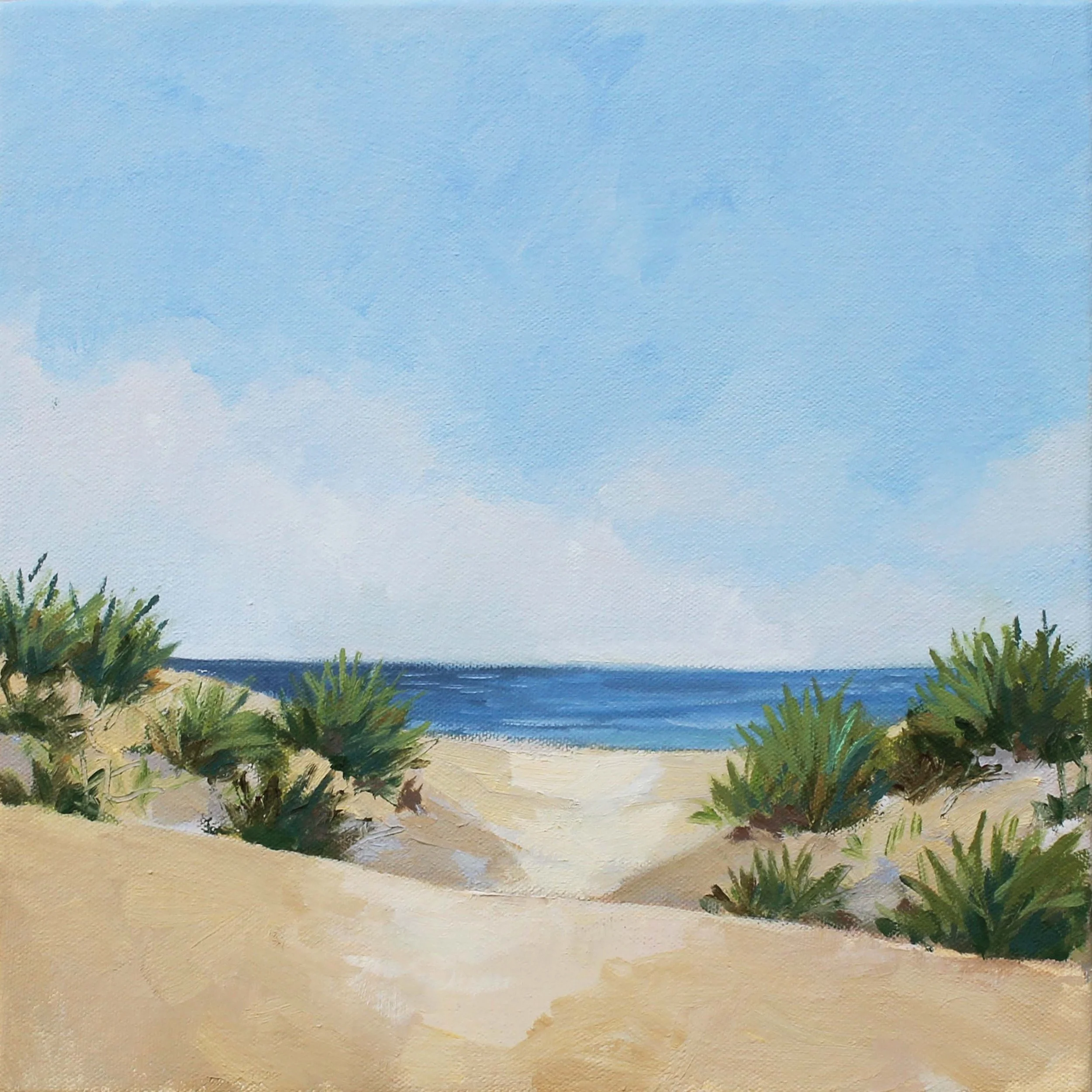 Sea & Sand No.2 Oil 12" x 12" Sold