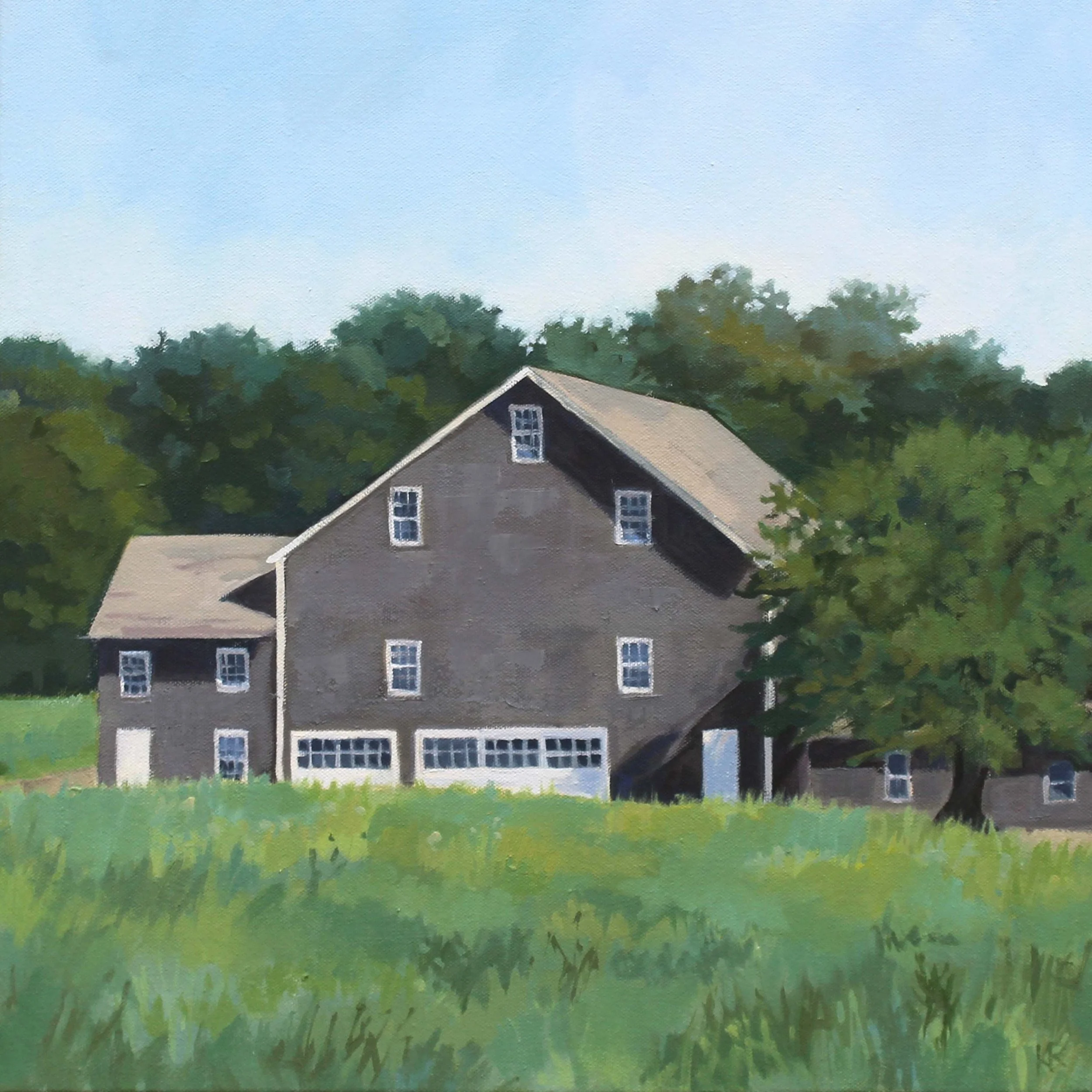 Along the Road • Oil 18" x 18" Sold