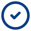 Checkmark icon representing project completion.