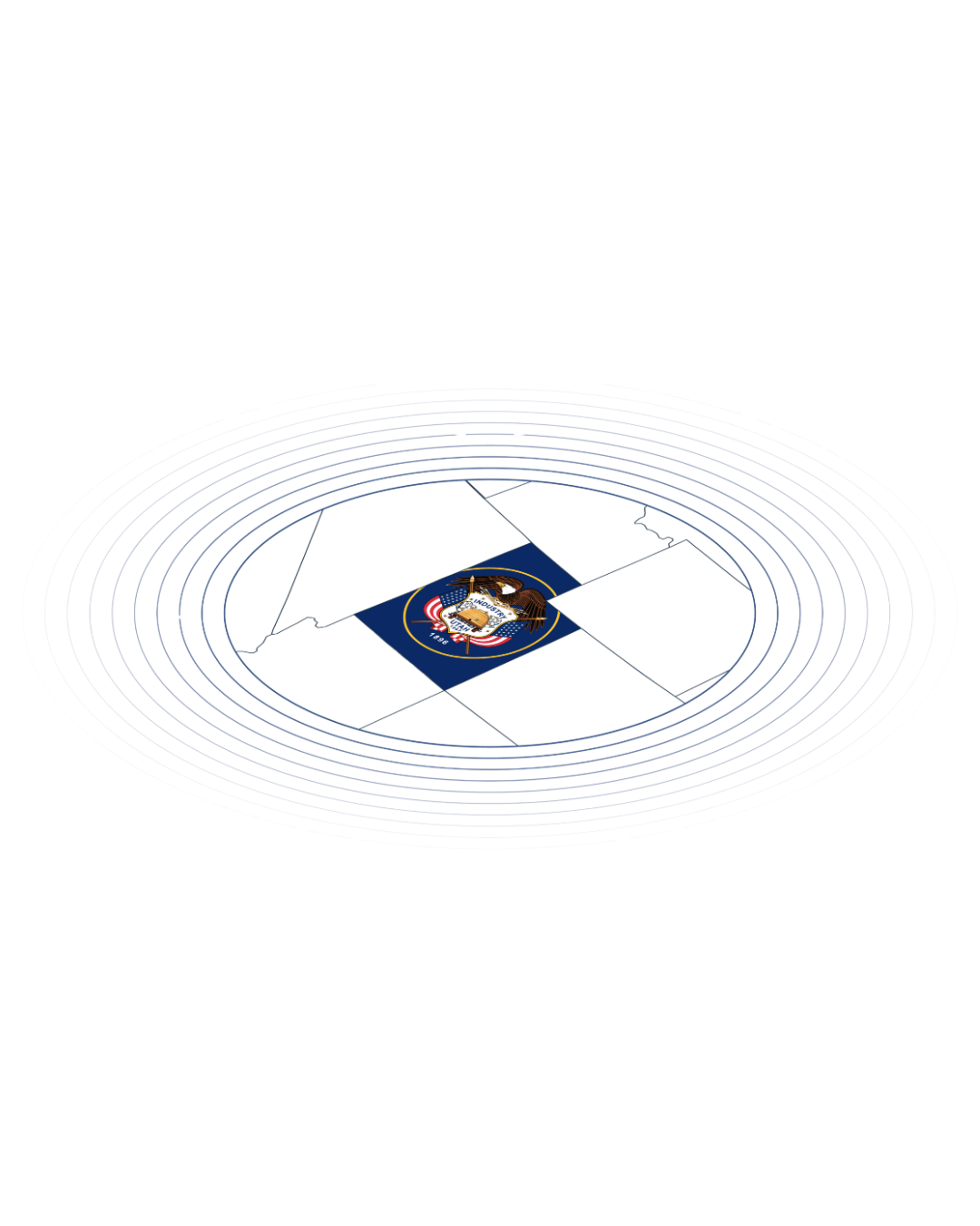 The image features a distorted and glitched artwork of a NASA logo with a spaceship and a red stripe, surrounded by overlapping layers of colorful digital noise.