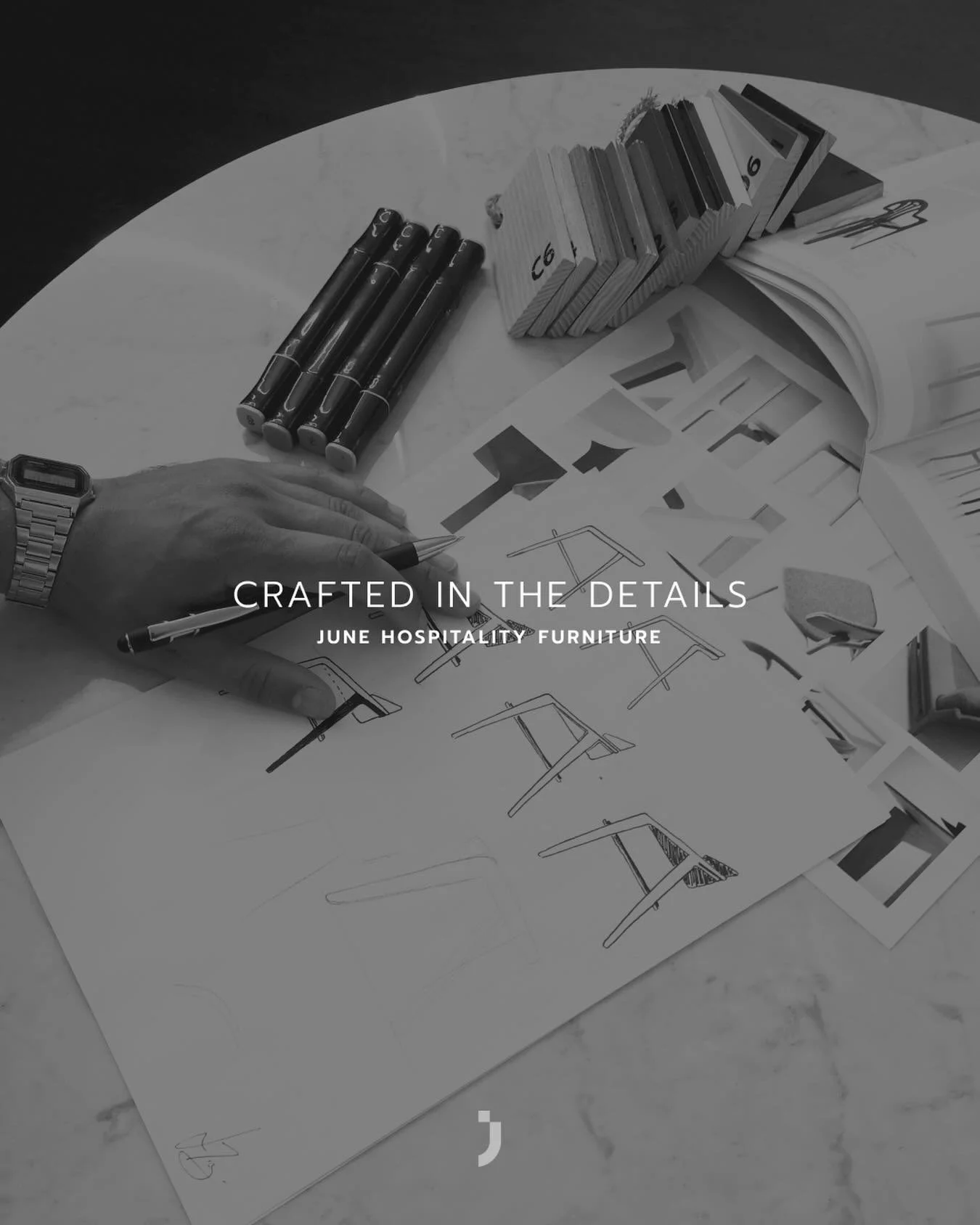 Every product is handcrafted in our own factory, where craftsmanship guides every decision. We believe that the value of good design lives in the details: the curve of a chair, the precision of a joint, the feel of a finish. From material selection t