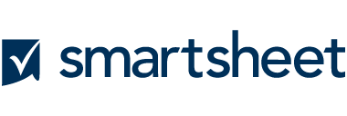 SmartSheet logo with a checkmark inside a square