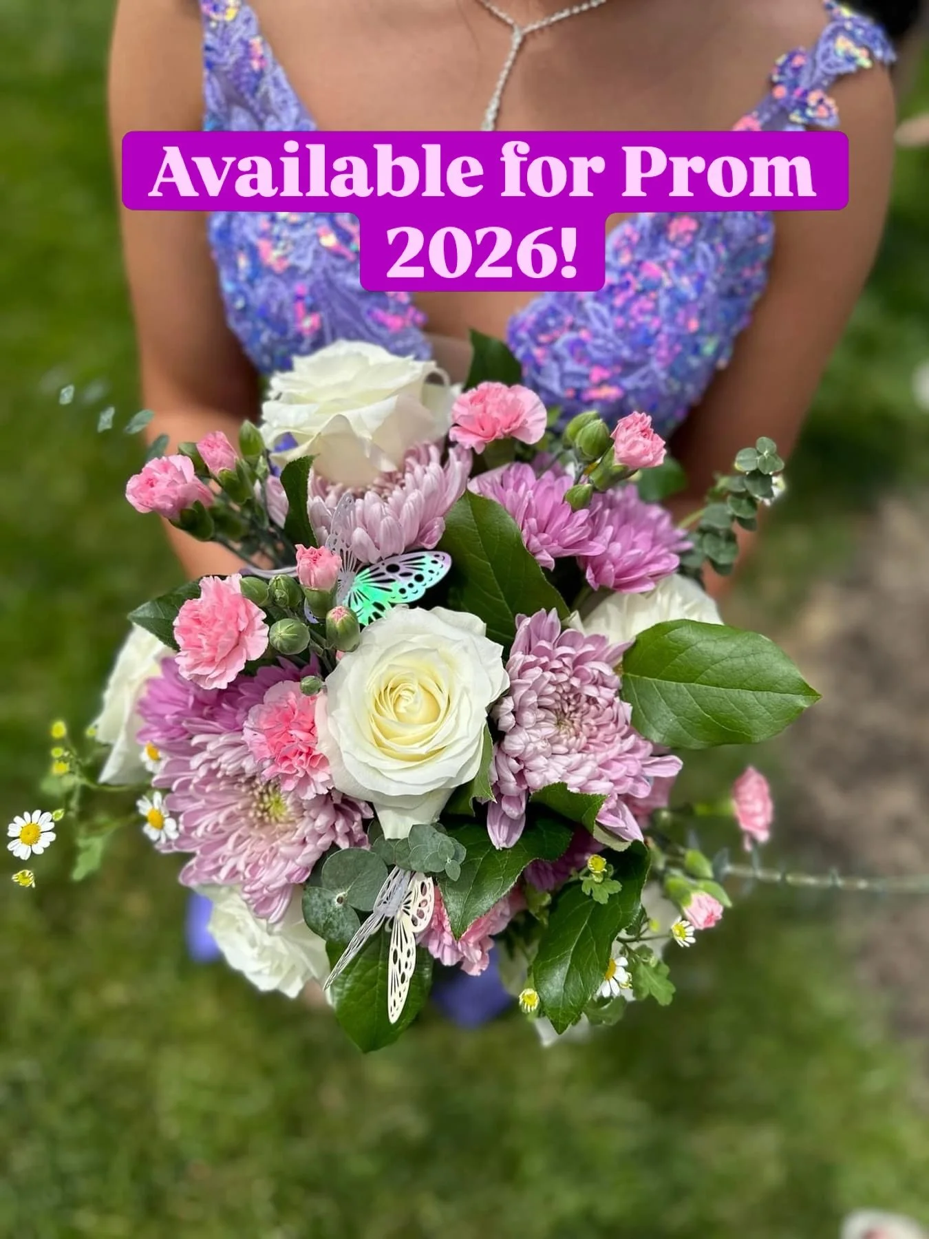 PROM season is here!!! ✨💃🪩
We can&rsquo;t wait to see all the glitz, glam, and unforgettable moments!

Ready to complete your look? Click our website to fill out an order form today 💐