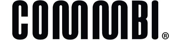 The word 'COMOBI' written in large black letters on a white background.