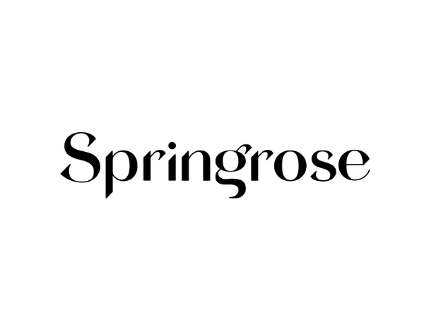 The word "Springrose" written in black text on a white background.