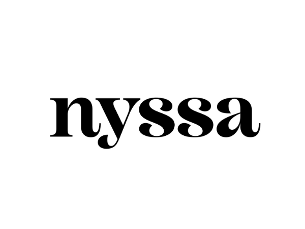 The word 'nyssa' written in bold, black lowercase letters on a white background.