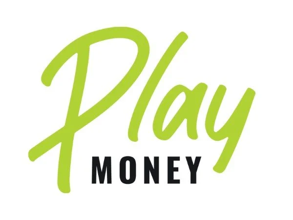 Play Money logo with the words 'Play' in green script font and 'Money' in black uppercase letters.