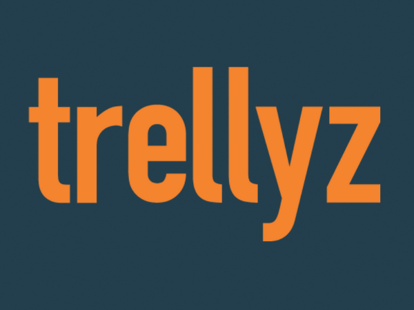 The logo for Tellyz with orange text on a dark blue background.