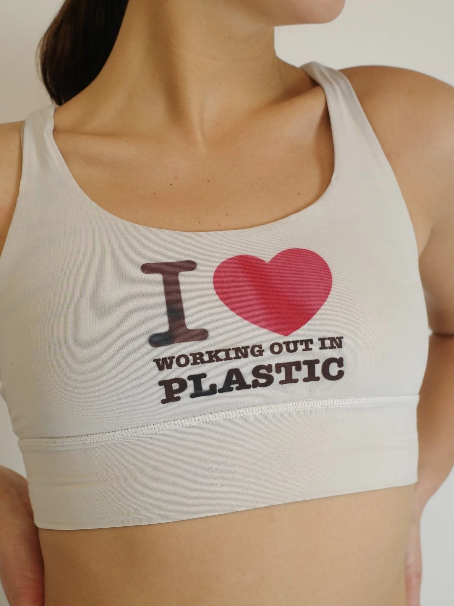 I heart working out in plastic.jpg