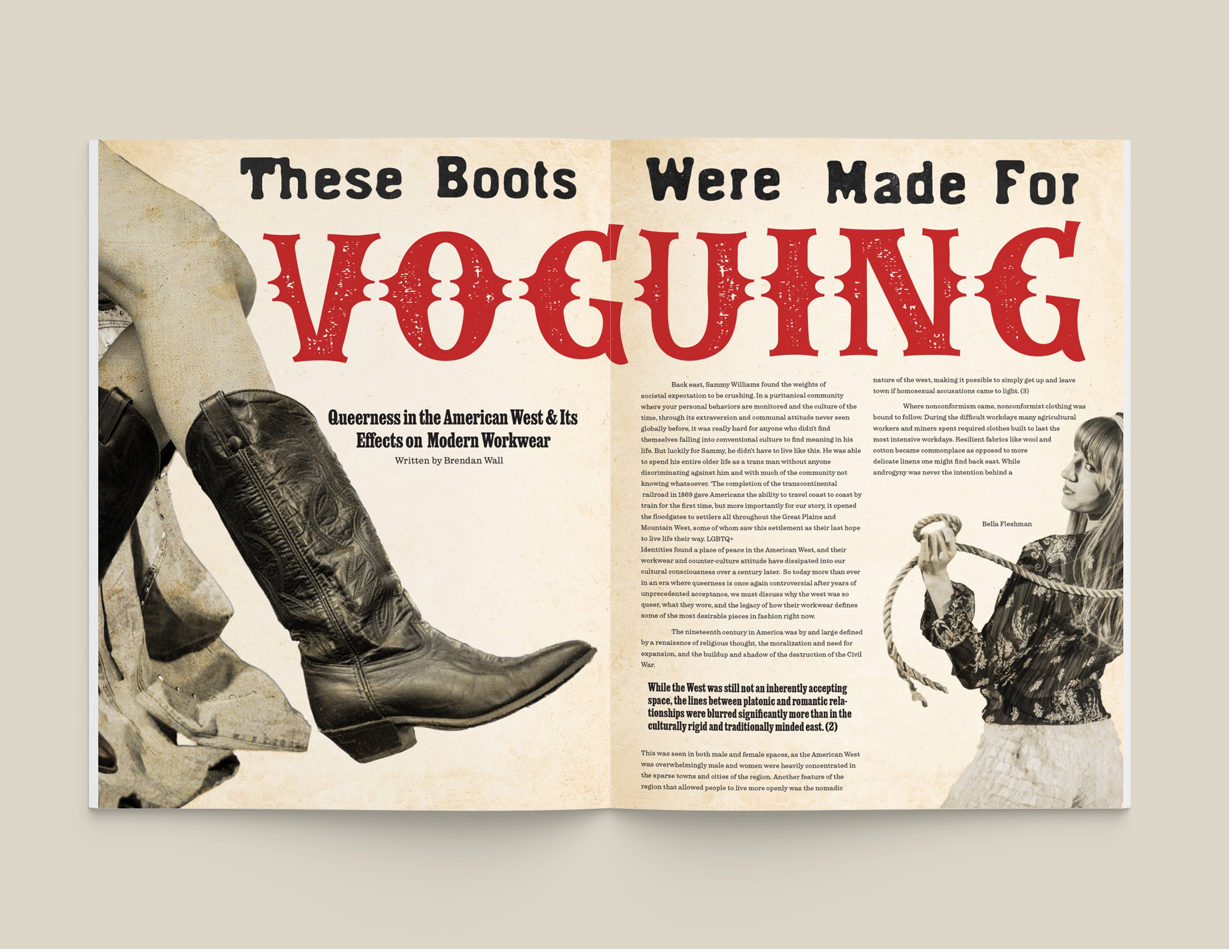 Spread for Sequin Magazine Vol. 5 (Fall 2025)