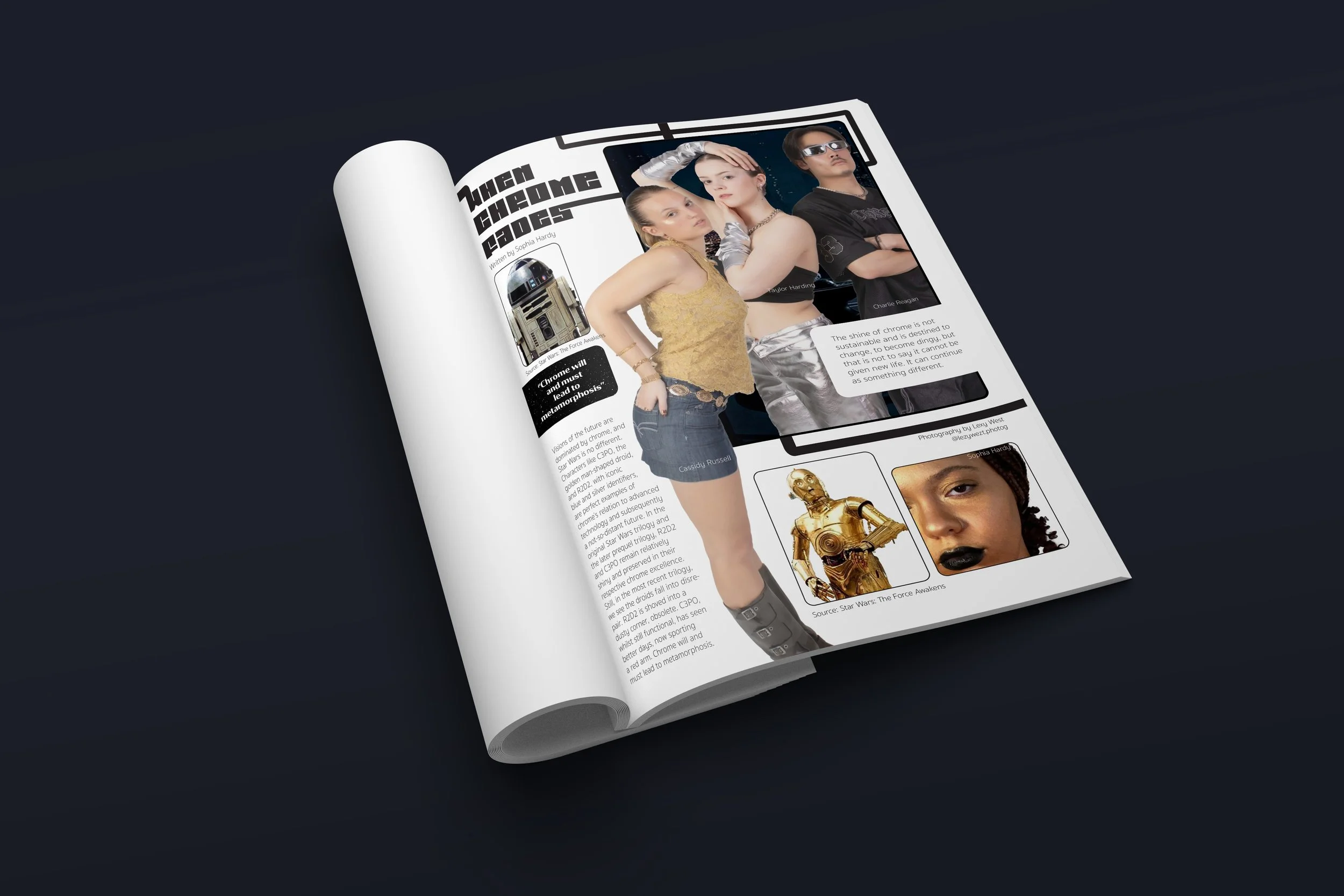 An article I designed for Vol. 4