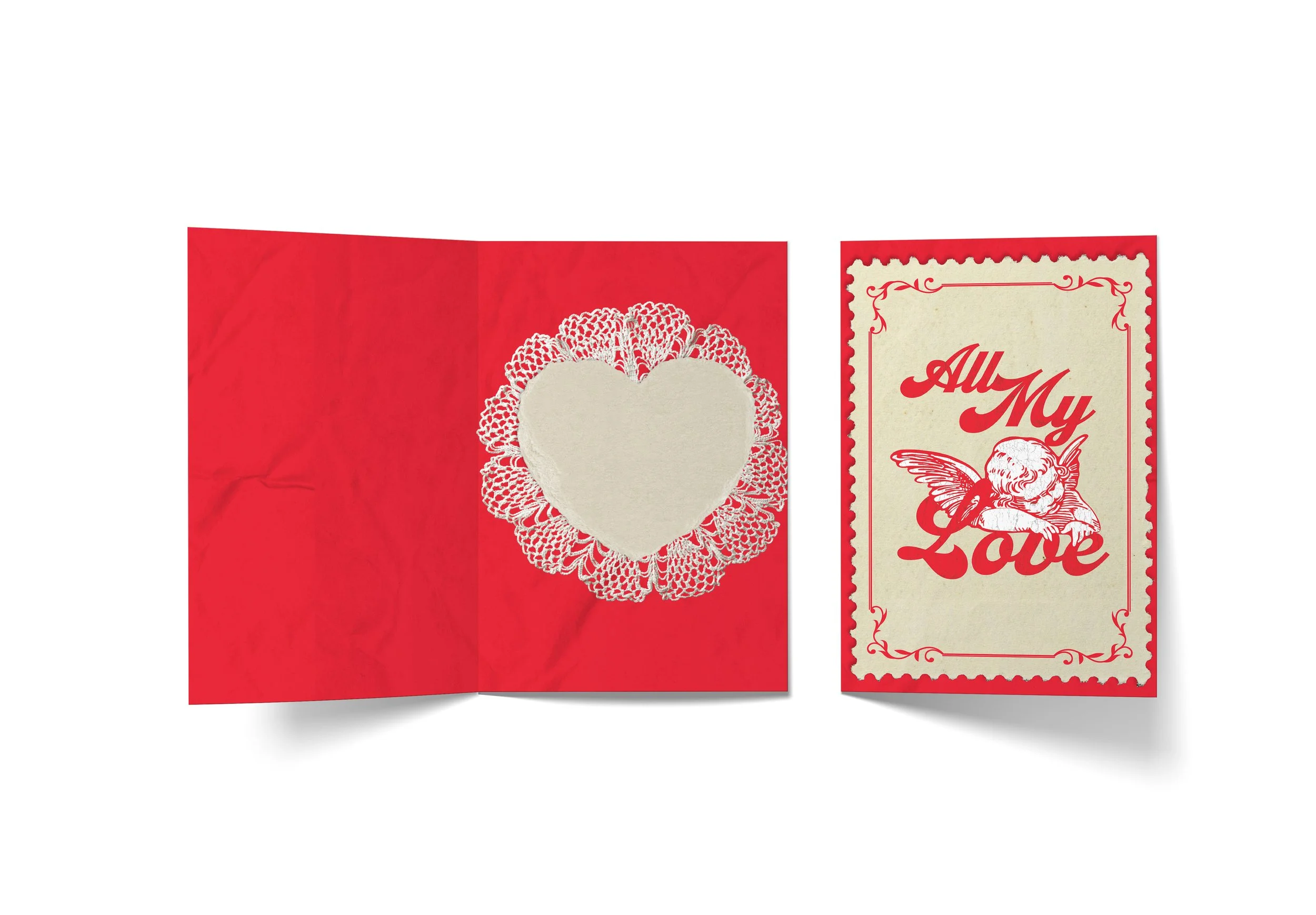 My holiday cards we sold at Design Streak's card sale to raise money for Illinois State Wonsook scholarships.